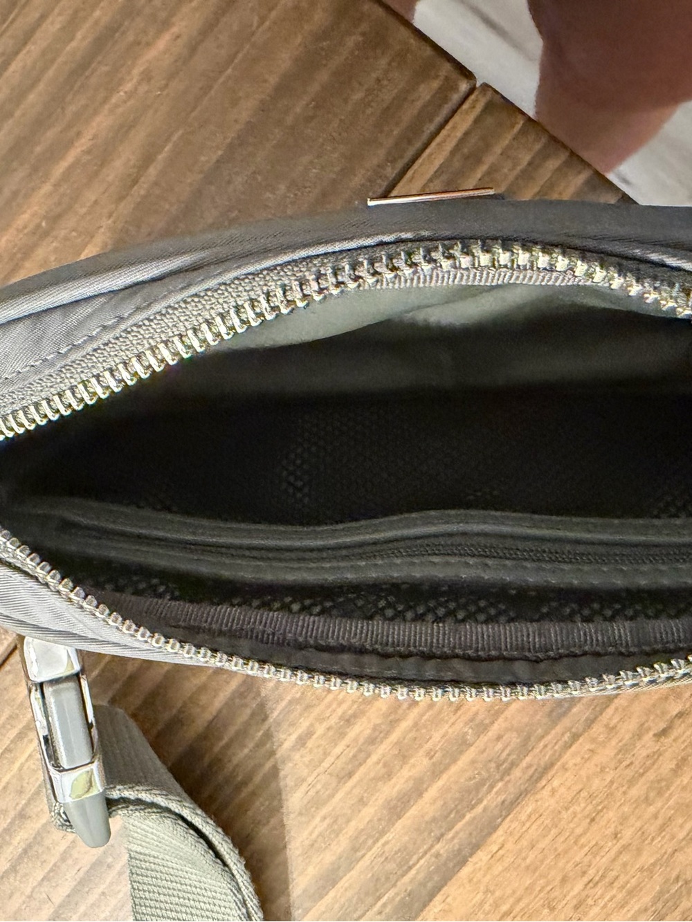 Tory Burch Sage Leather Belt Bag with Silver Logo - Picture 4 of 8